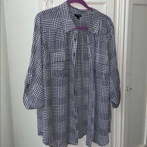Torrid houndstooth shirt